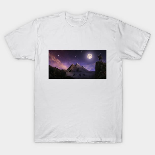 Egyptian Night Sky T-Shirt by Divan